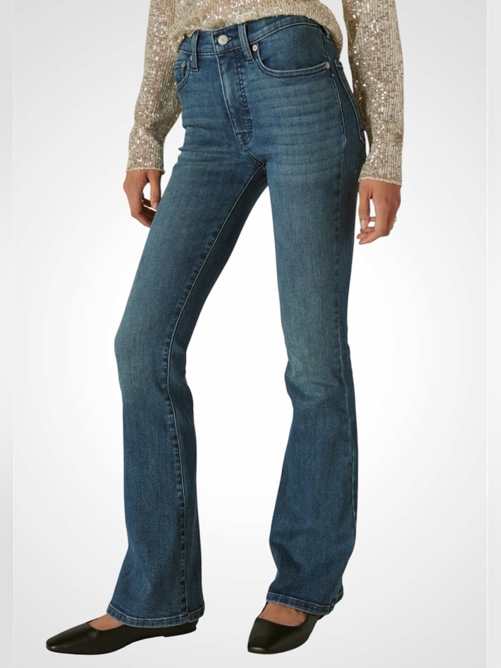 NWT Lucky Brand Stevie High Rise Flare Size 25